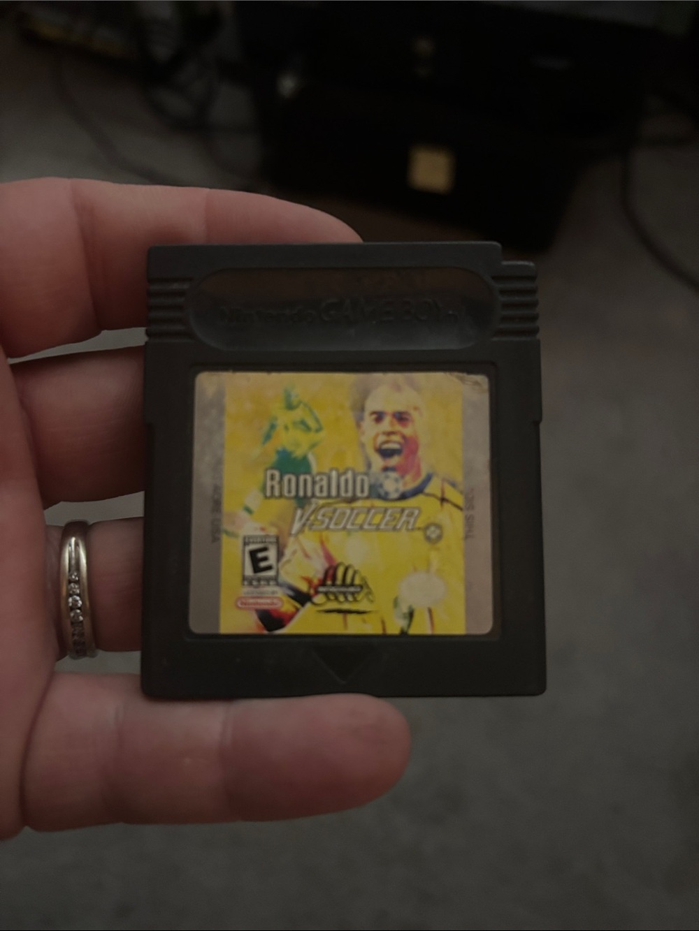 Authentic Ronaldo V-Soccer for Nintendo Gameboy Color